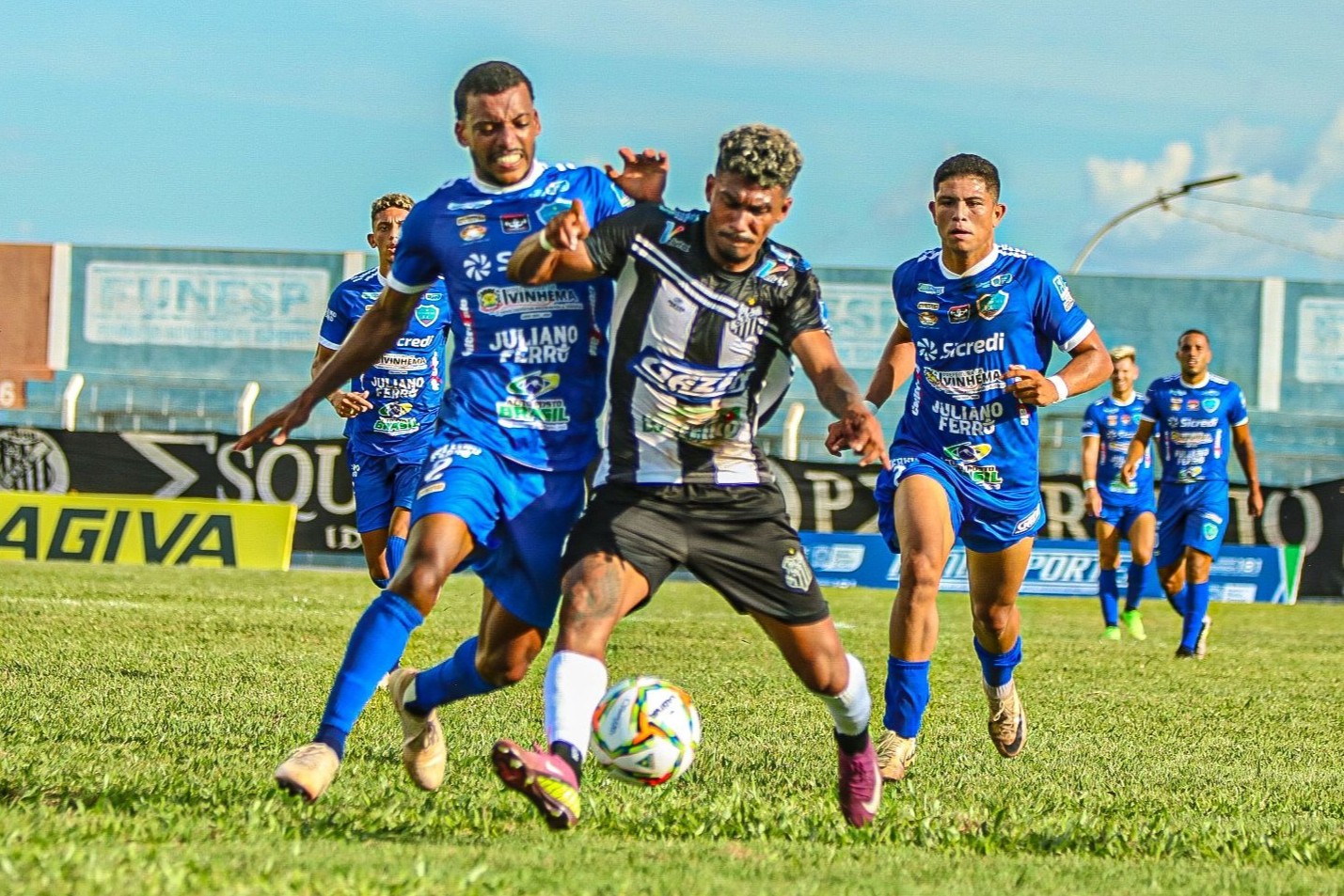 Depois de alguns sustos no início, o Ivinhema tomou conta da partida na Capital 