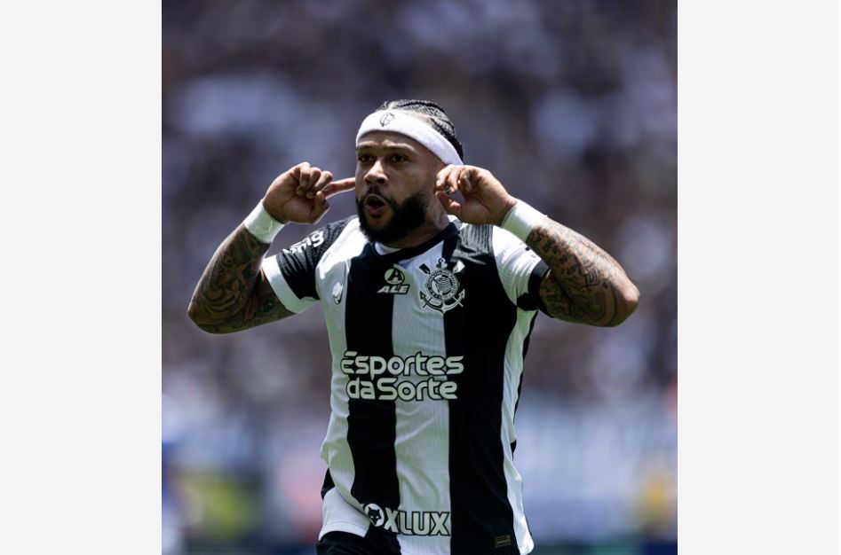 Principal contratação corintiana, Memphis Depay tem salário de R$ 3 milhões pago pela Esportes da Sorte.