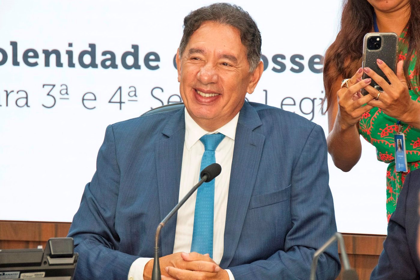 Gerson Claro foi empossado presidente do biênio 2025/2026 (Foto: Luciana Nassar)