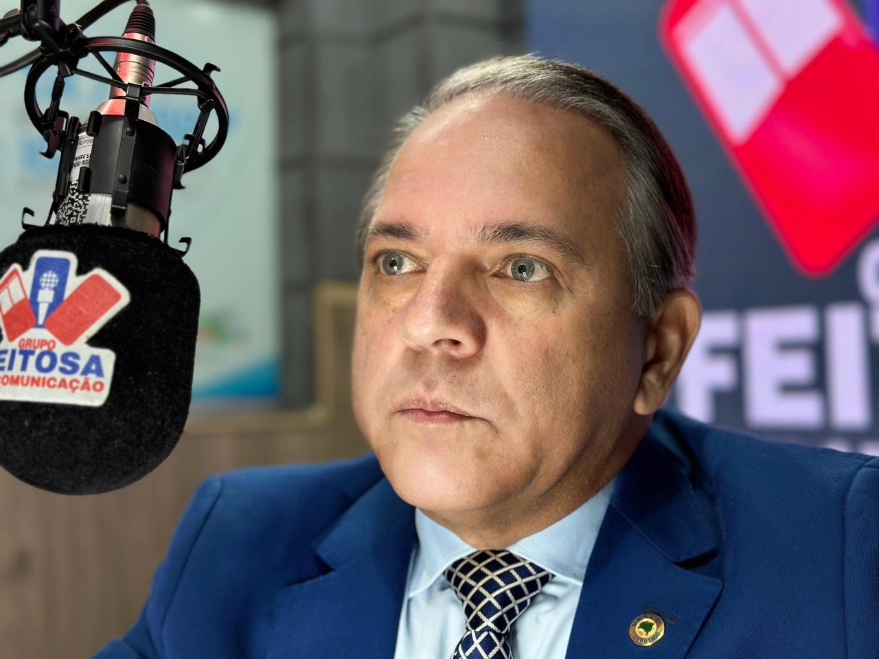 Deputado Coronel David em entrevista ao Giro Estadual de Notícias 