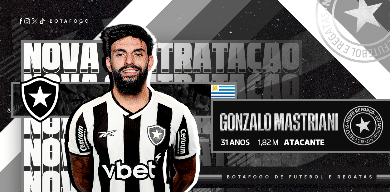 Gonzalo Mastriani é reforço do Botafogo