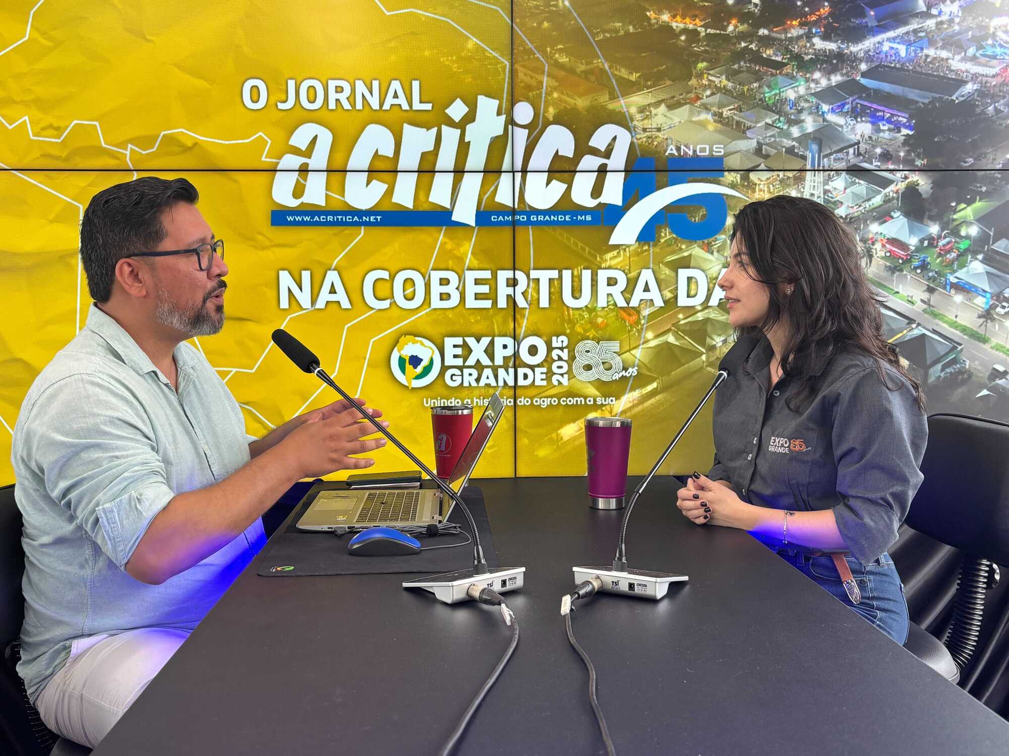 Na Expogrande, Roberta Maia destaca como a Servsal une tecnologia, sustentabilidade e atendimento personalizado