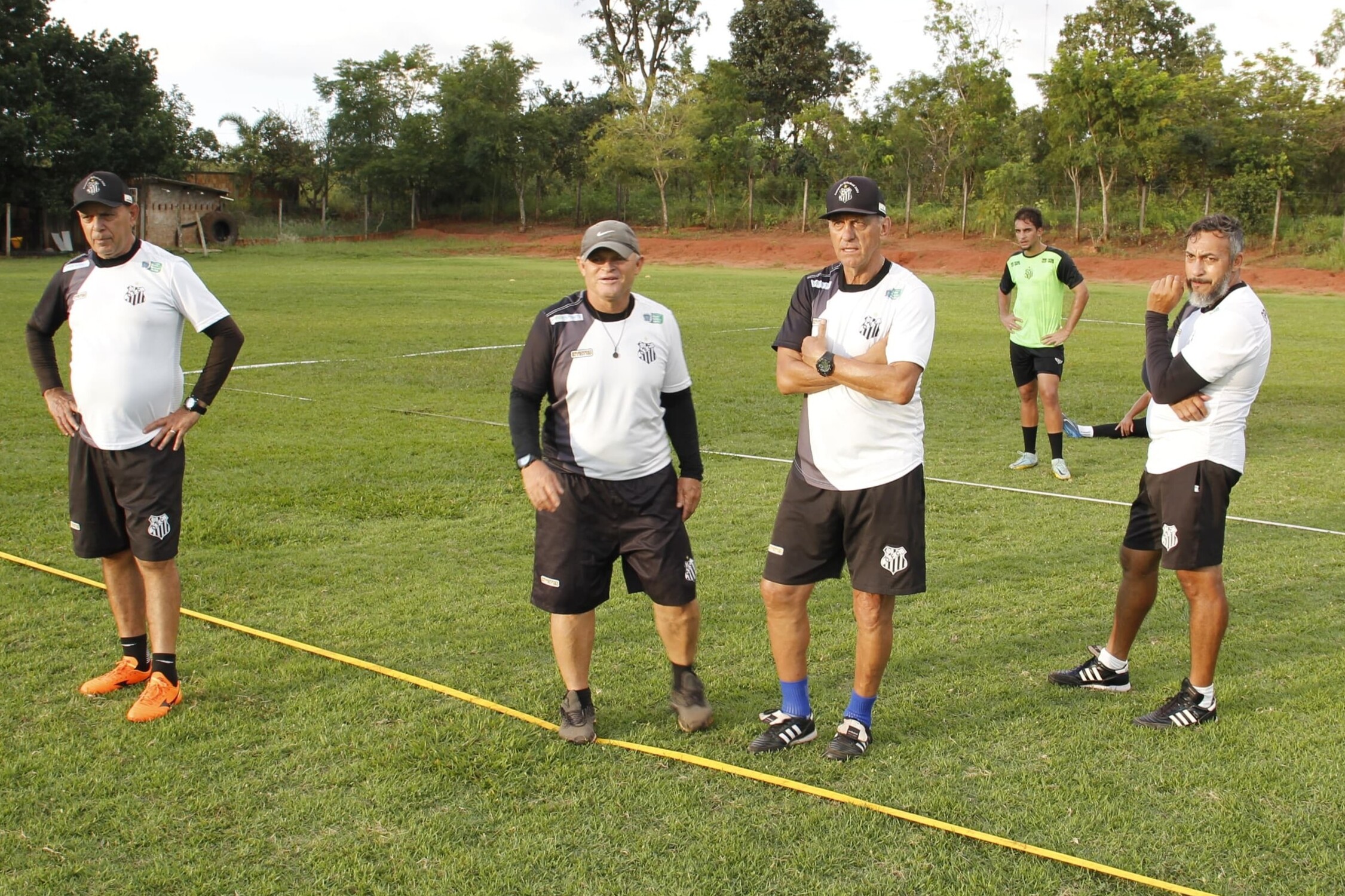 Comissão Técnica do Galo, comandada por Leocir Dall'Astra, que chegou ao clube na Série D do Brasileiro de 2023 