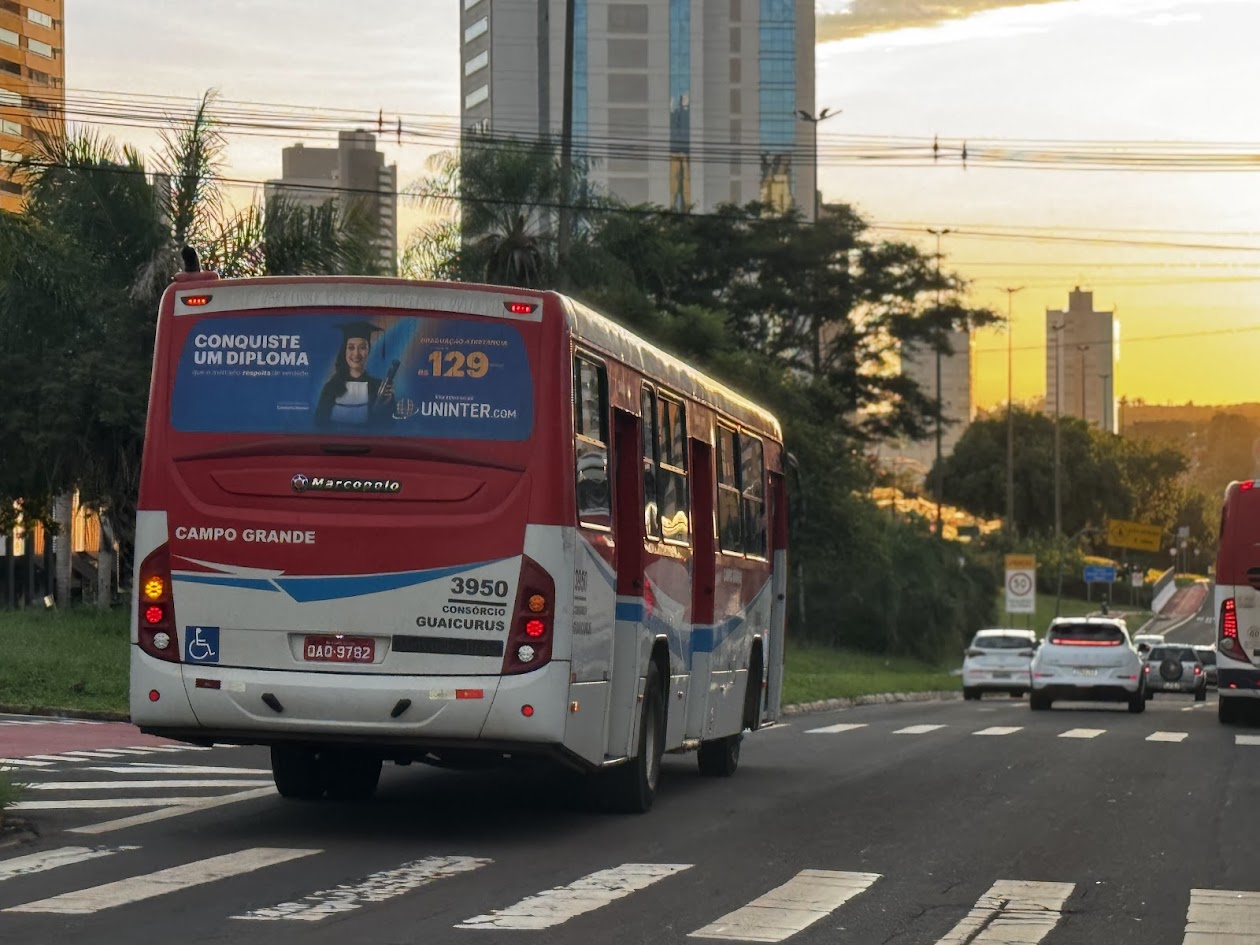 Tarifa de ônibus em Campo Grande será R$ 2 no Dia do Trabalhador; desconto vale só na quinta (1º) e só com pagamento no cartão eletrônico.
