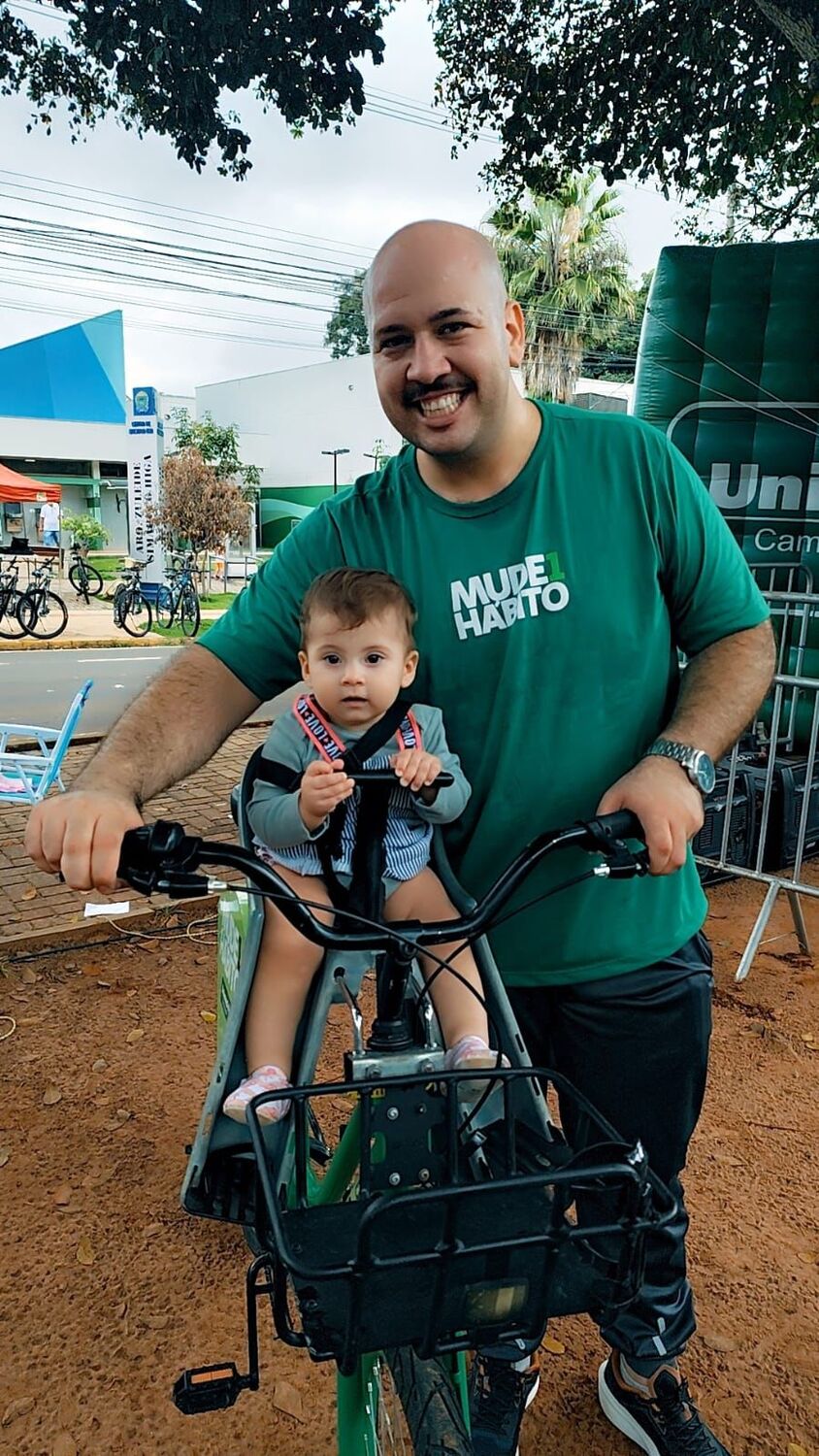 Após pergunta do médico, jovem de Campo Grande transformou hábitos e ganhou saúde para viver a paternidade