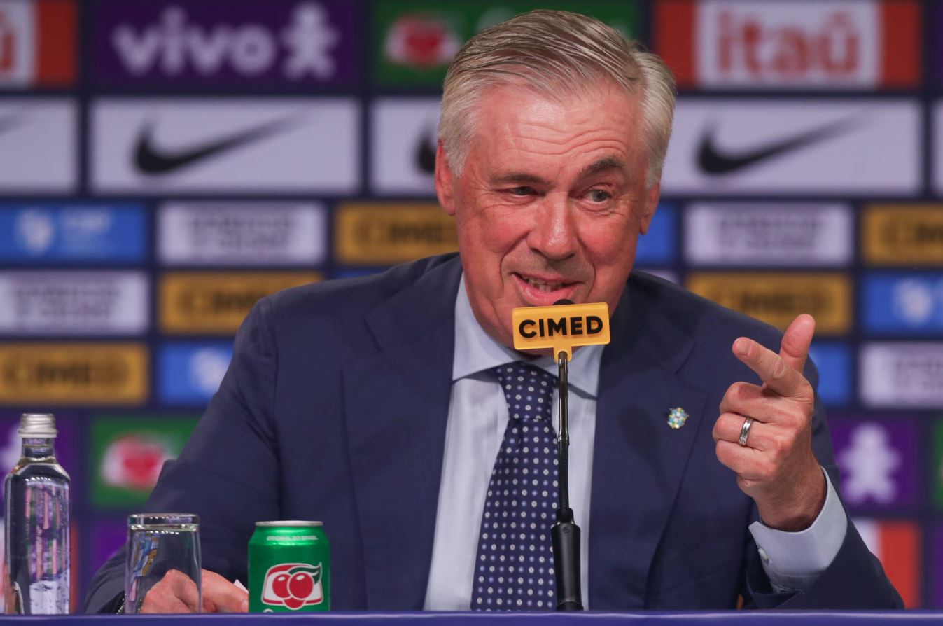 Carlo Ancelotti fez nesta segunda sua primeira convocação para a seleção brasileira 