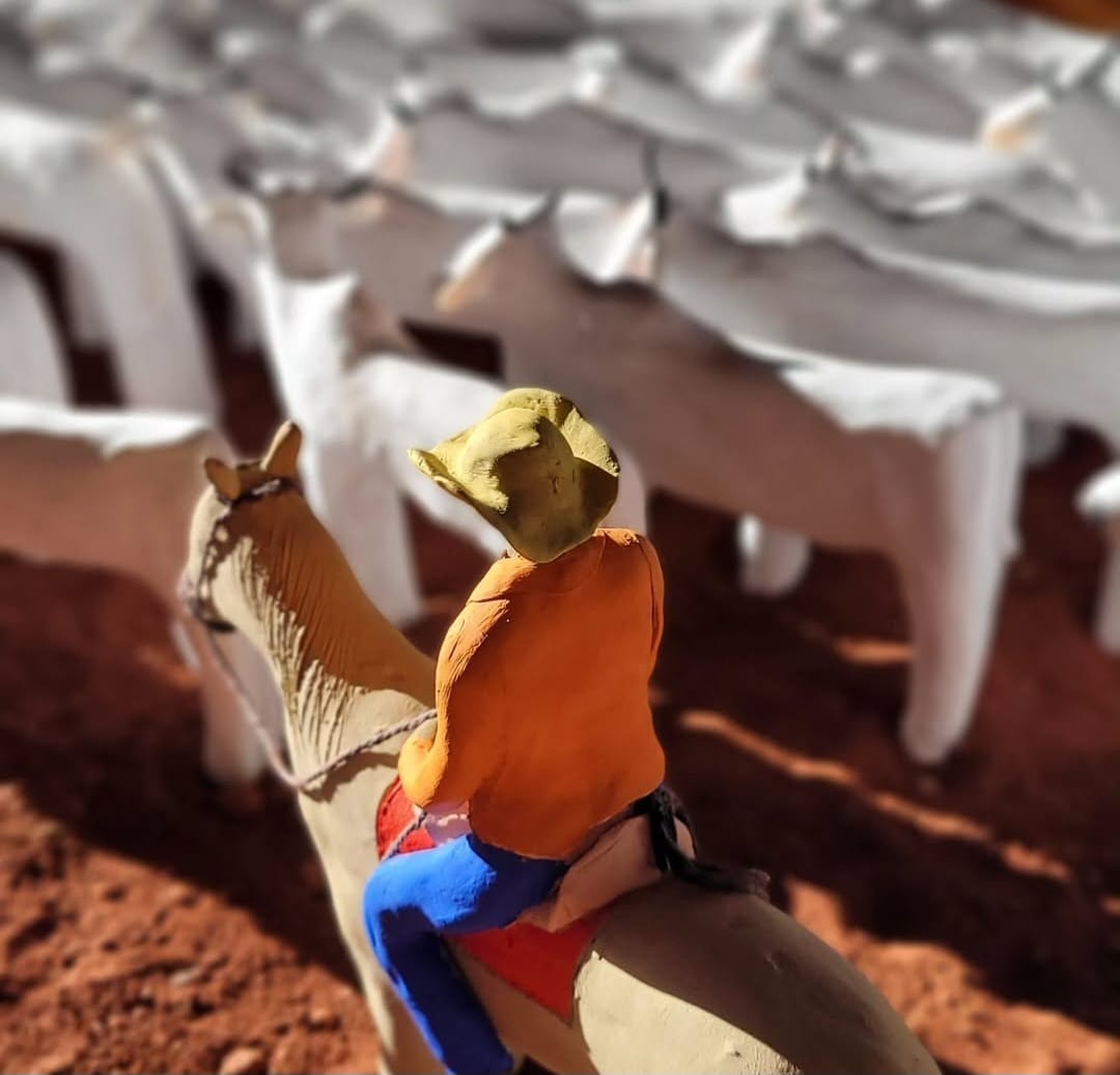 Detalhe da obra de Buga Peralta (Foto: Arquivo pessoal)