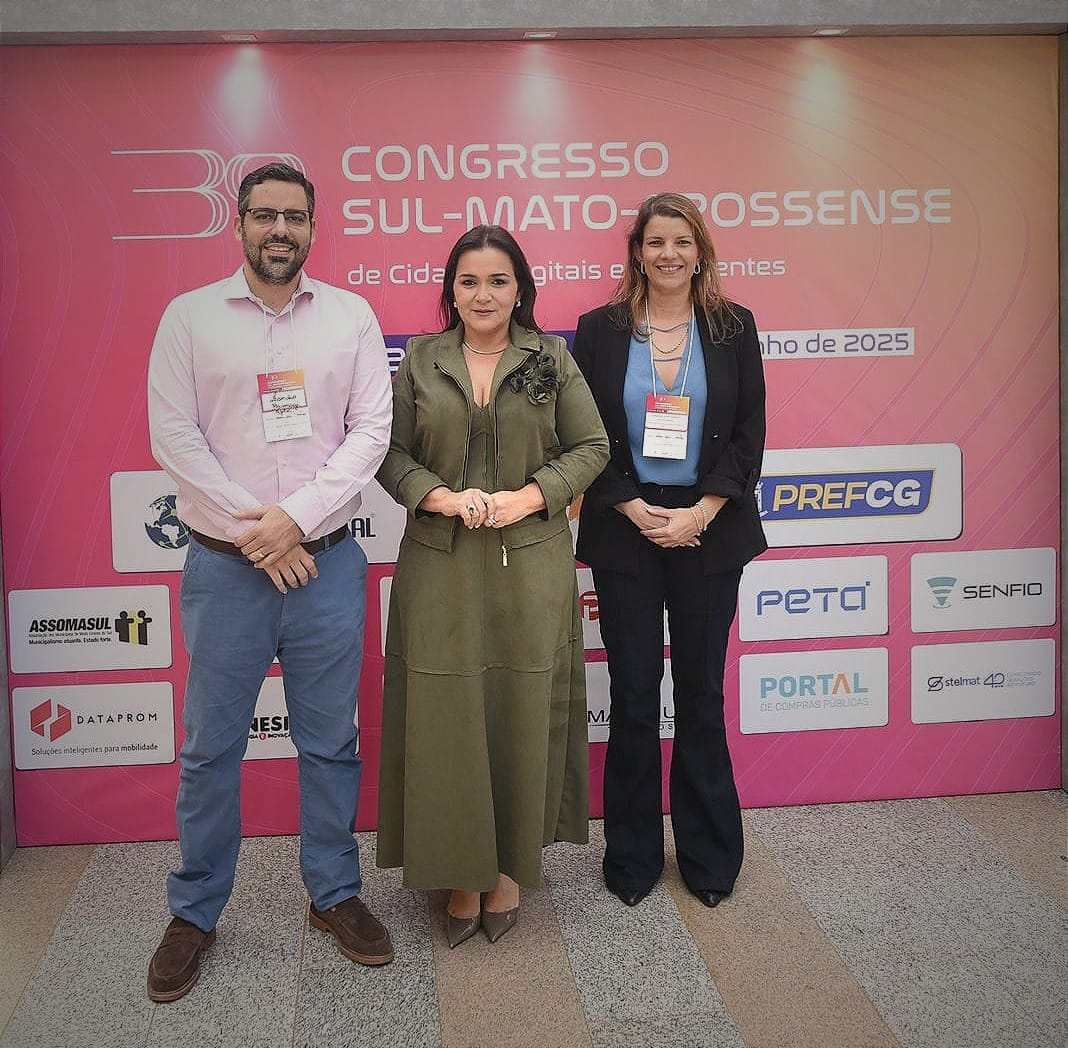 Prefeita Adriane Lopes no congresso da Cidades Inteligentes