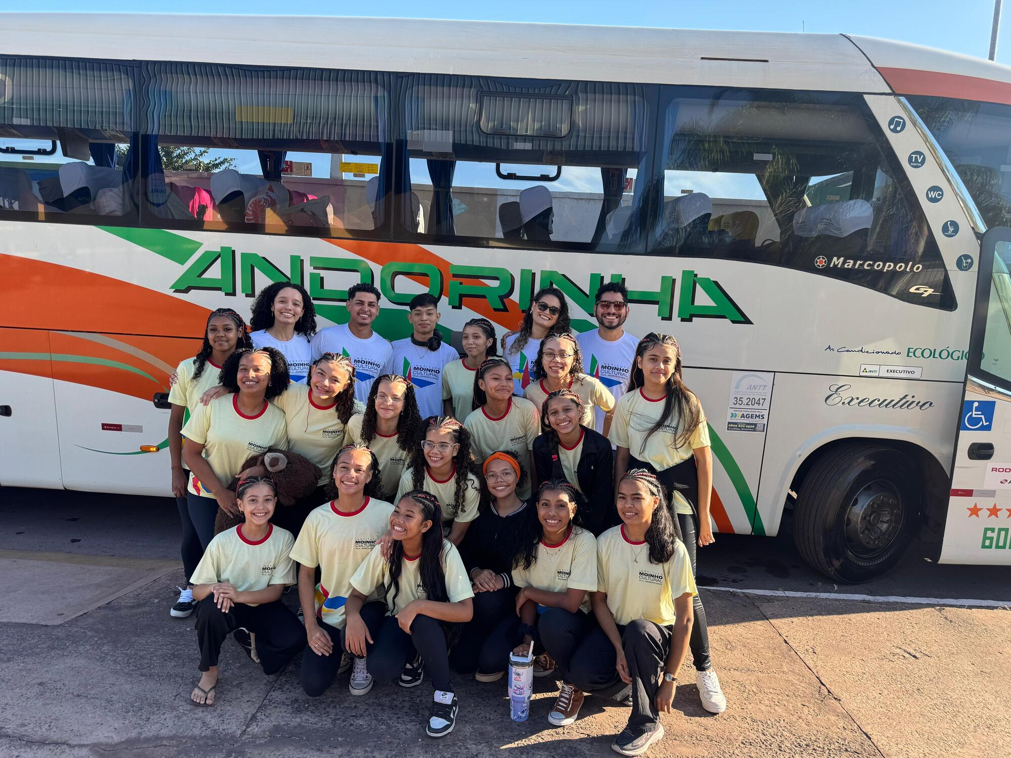 Equipe a caminho de Campo Grande