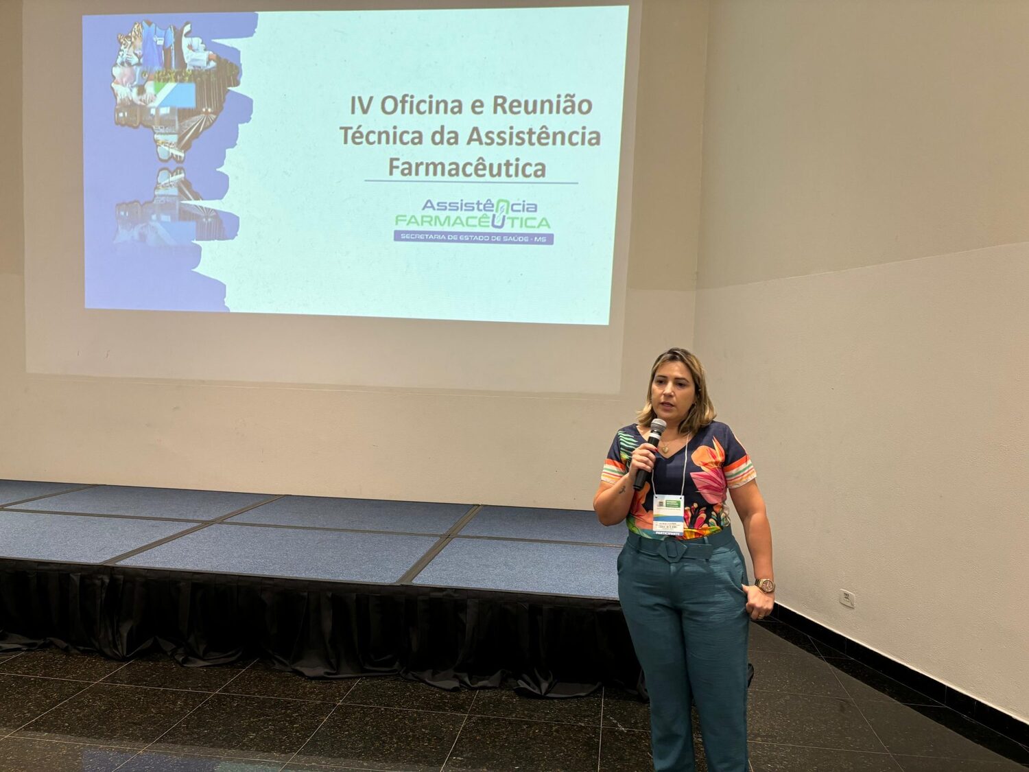 A coordenadora de Assistência Farmacêutica da SES, Patrícia Veiga Carrilho Olszewski