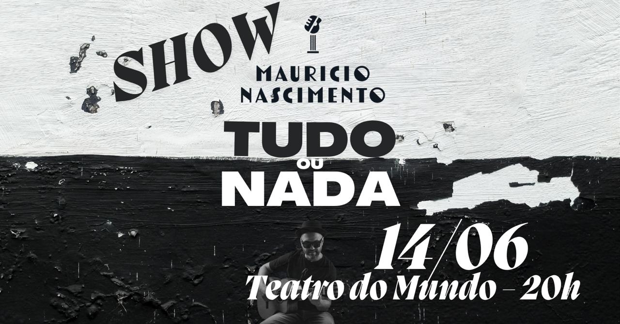 Maurício Nascimento faz show intimista em Campo Grande com músicas do EP 'Tudo ou Nada'.