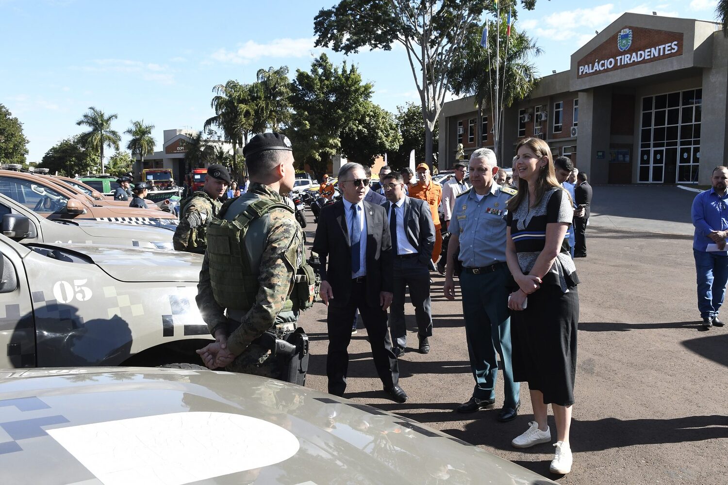 Visita técnica terminou nesta terça-feira com oficinas sobre repasses, convênios, licitações e gestão de patrimônio, voltadas a servidores da segurança pública de MS (Foto: Bruno Rezende/Secom)
