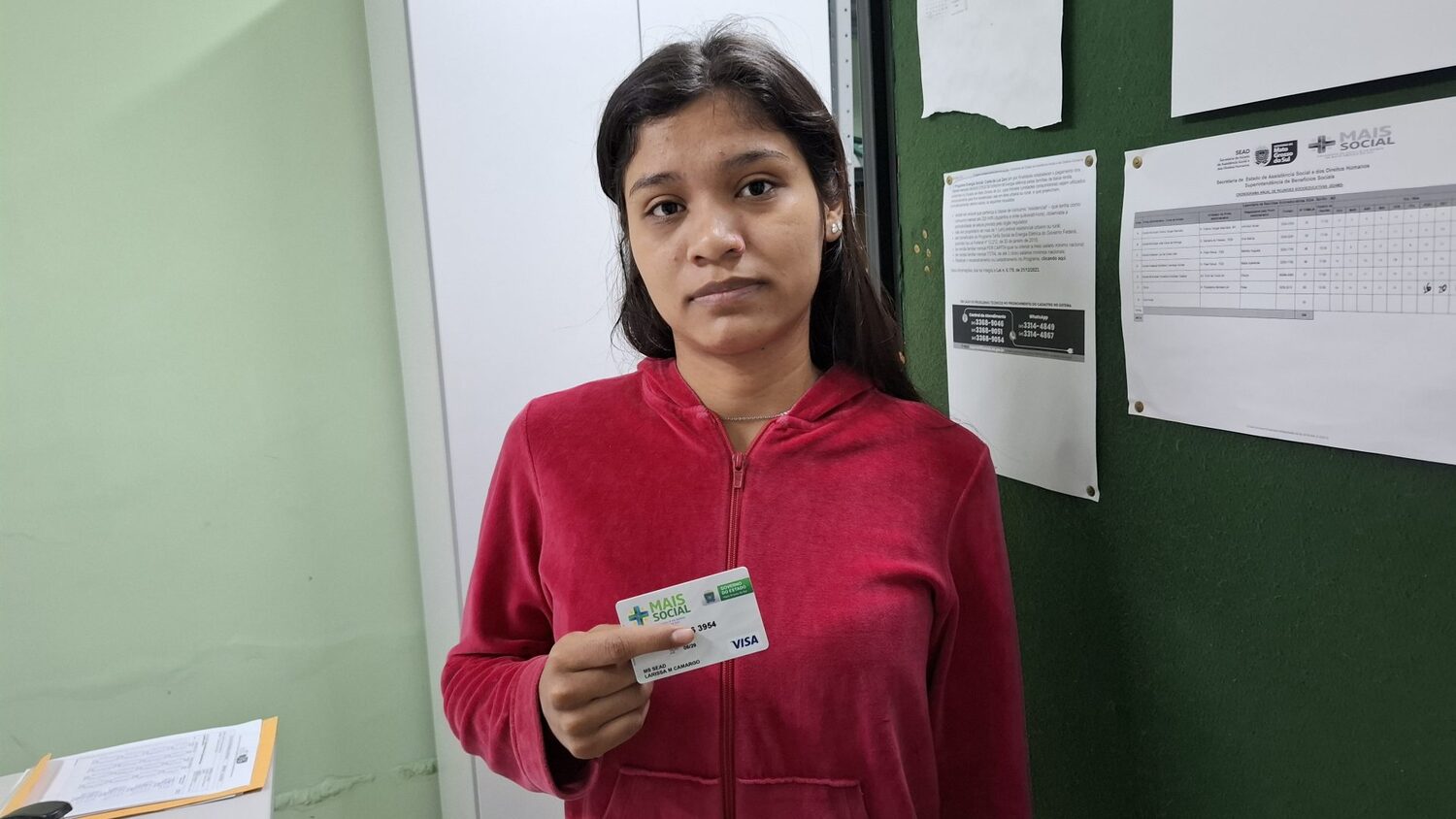 Beneficiária Larissa