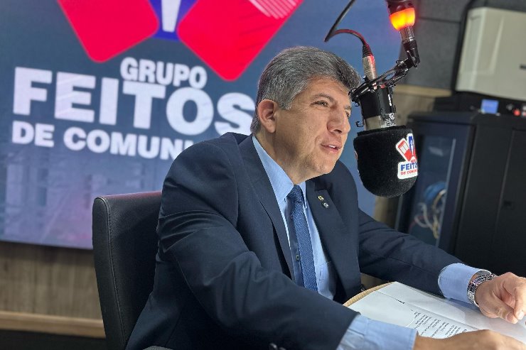 O deputado estadual Lidio Lopes participou nesta terça-feira (08) do programa Giro Estadual de Notícias