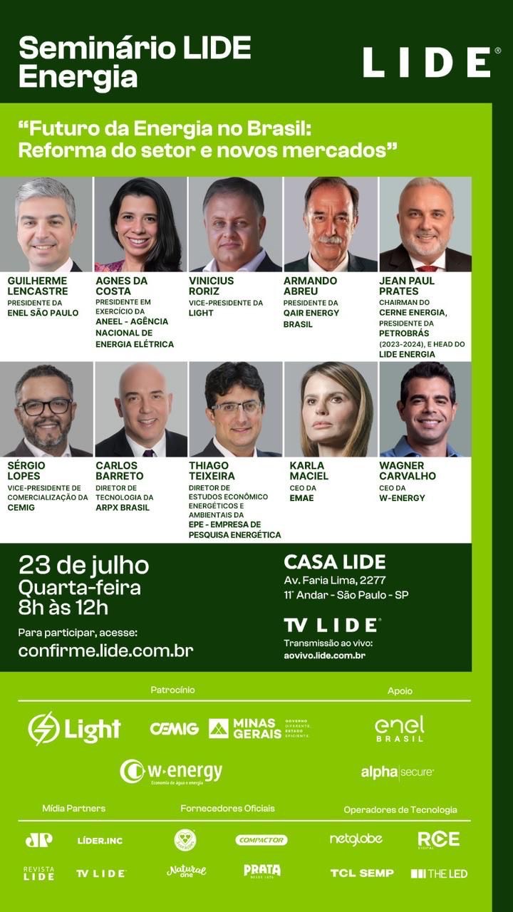 Seminário LIDE Energia