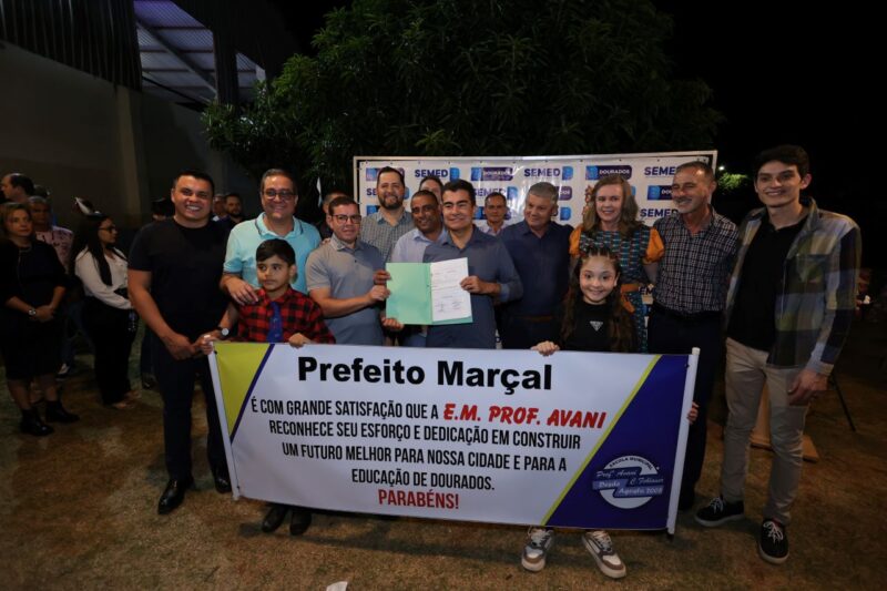 Prefeito Marçal Filho autoriza reforma de R$ 6,5 milhões na Escola Avani Cargnelutti em Dourados