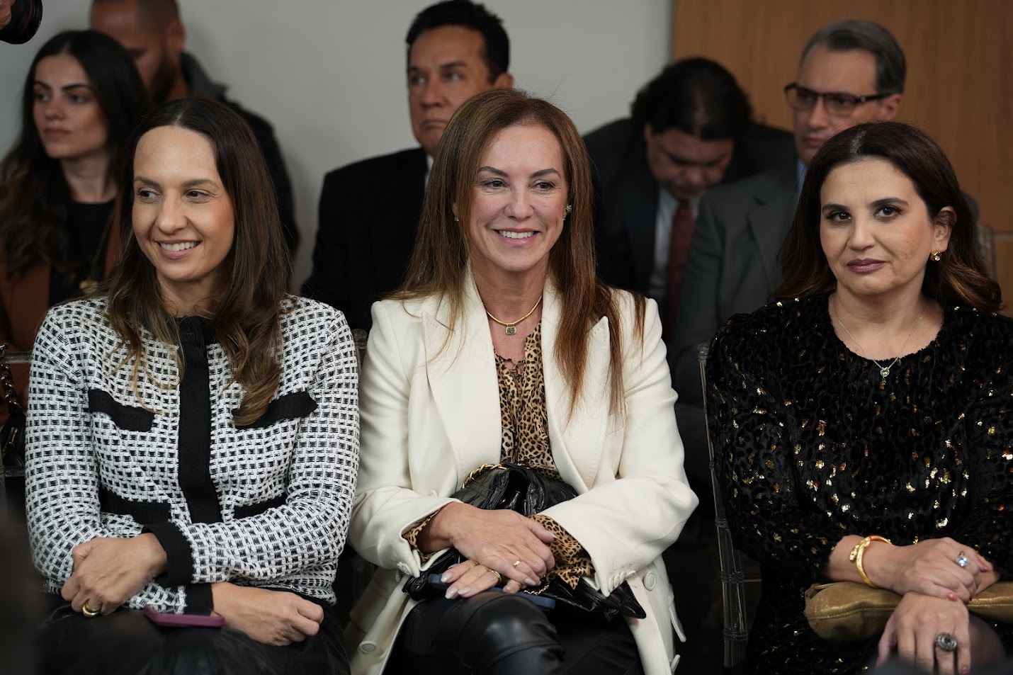 Familiares do novo membro do Colégio de Procuradores
