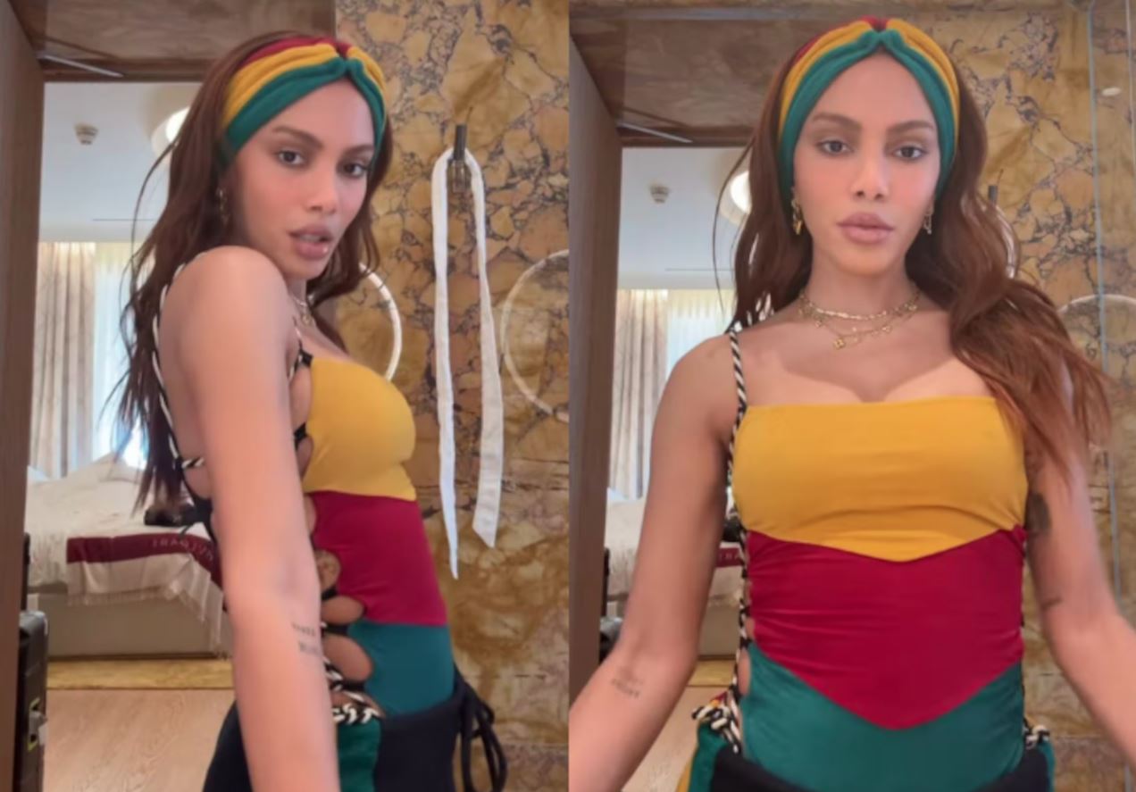 A cantora Anitta aparece no Instagram após período afastada e choca internautas: 'Debutou novo rosto'