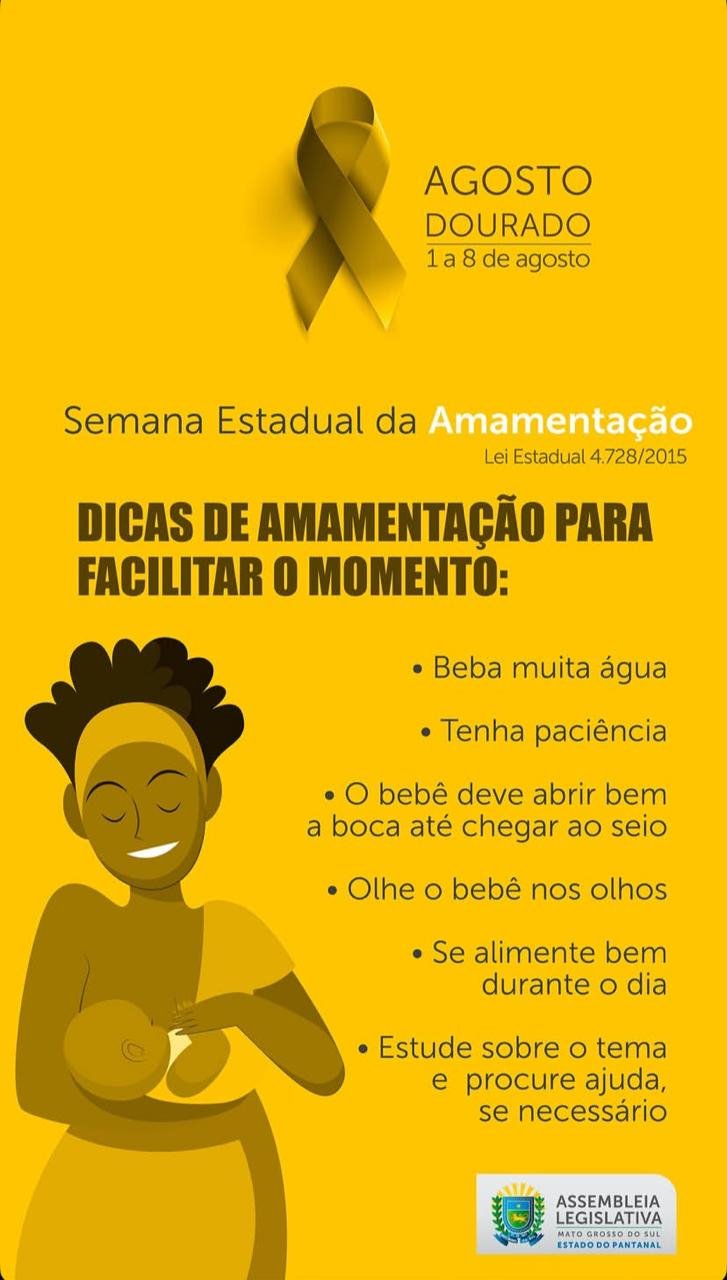 ALEMS fortalece a campanha de aleitamento materno