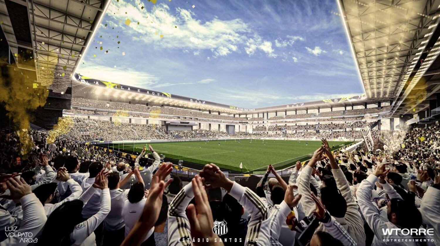 Santos firma contrato com a WTorre para a construção da nova Vila Belmiro.