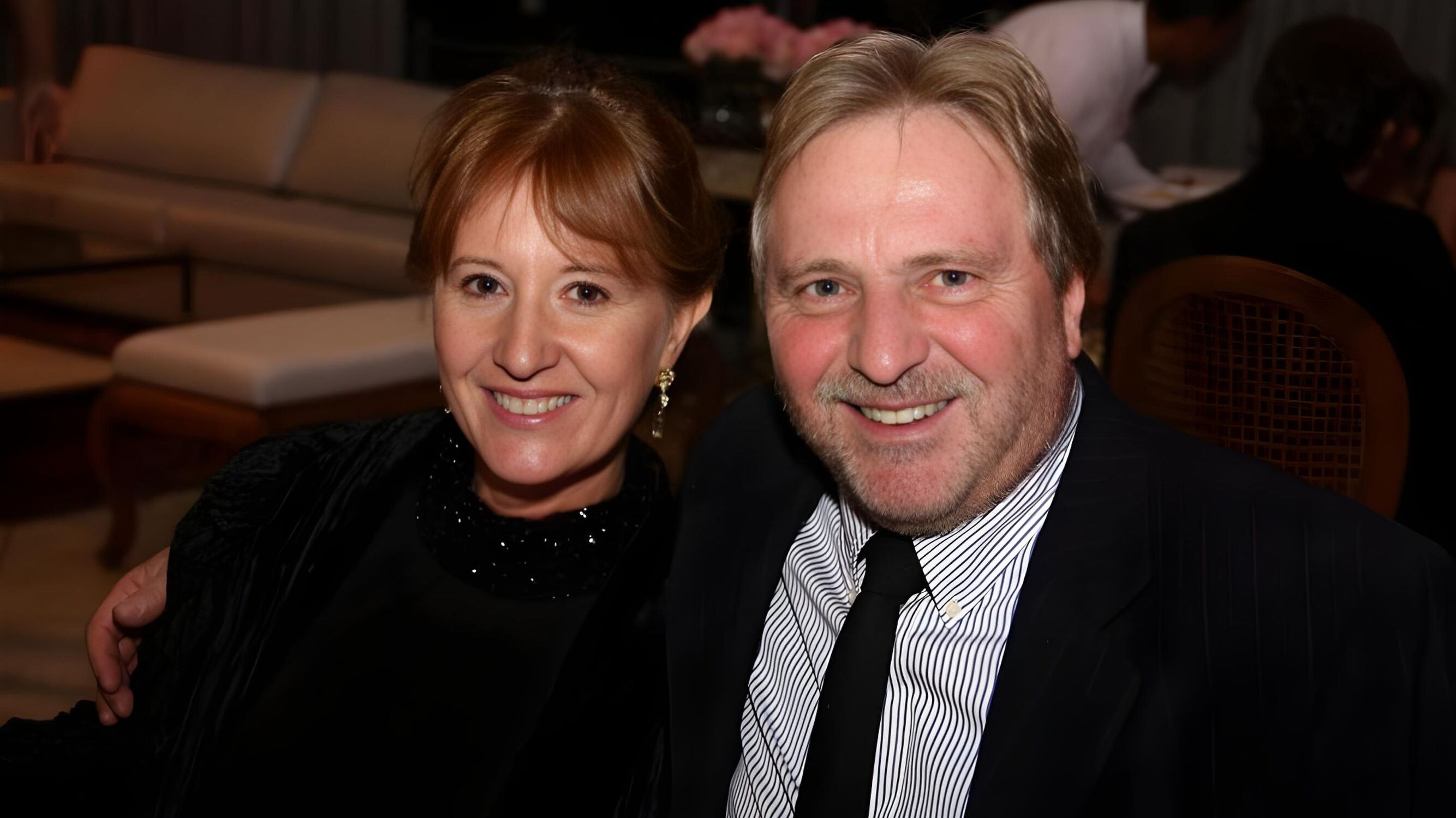 Ivo Bianchin ao lado da esposa, Vera Luzia Rabello Bianchin.