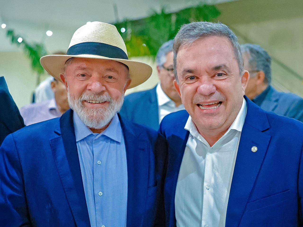 O presidente Luiz Inácio Lula da Silva e o deputado Vander Loubet 