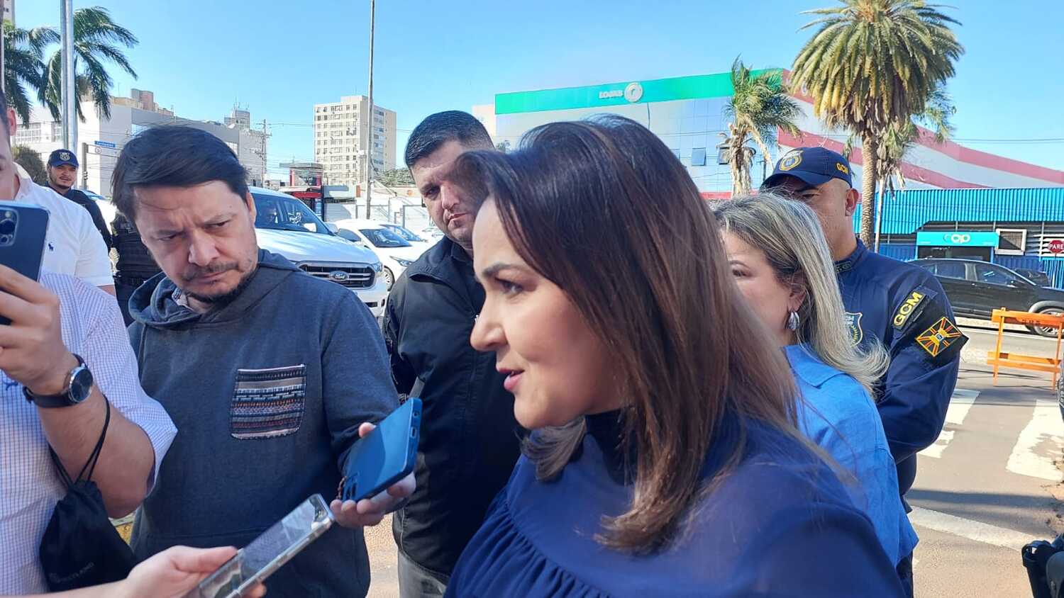 A prefeita Adriane Lopes destaca compromisso com a segurança das pessoas