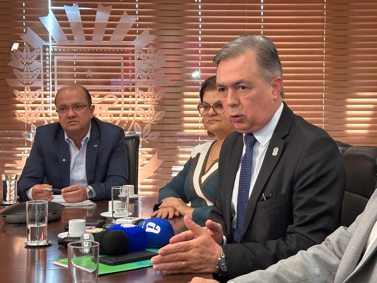 O secretário de Justiça e Segurança Pública, Antonio Carlos Videira