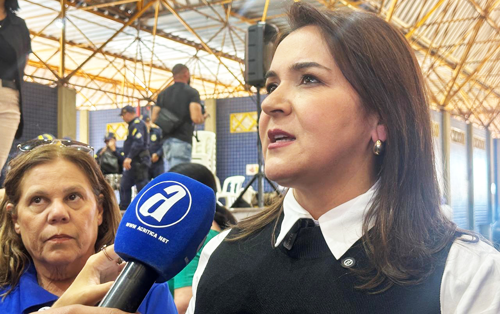 A prefeita Adriane falou dos trabalhos em Campo Grande