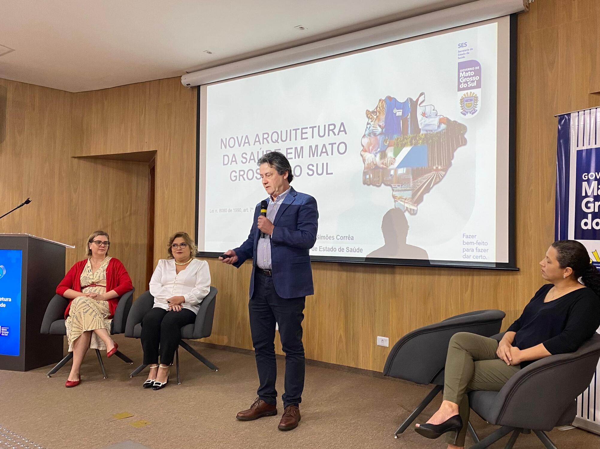 Secretário de Saúde de MS apresenta 'Nova Arquitetura da Saúde' e planos de melhoria nos hospitais