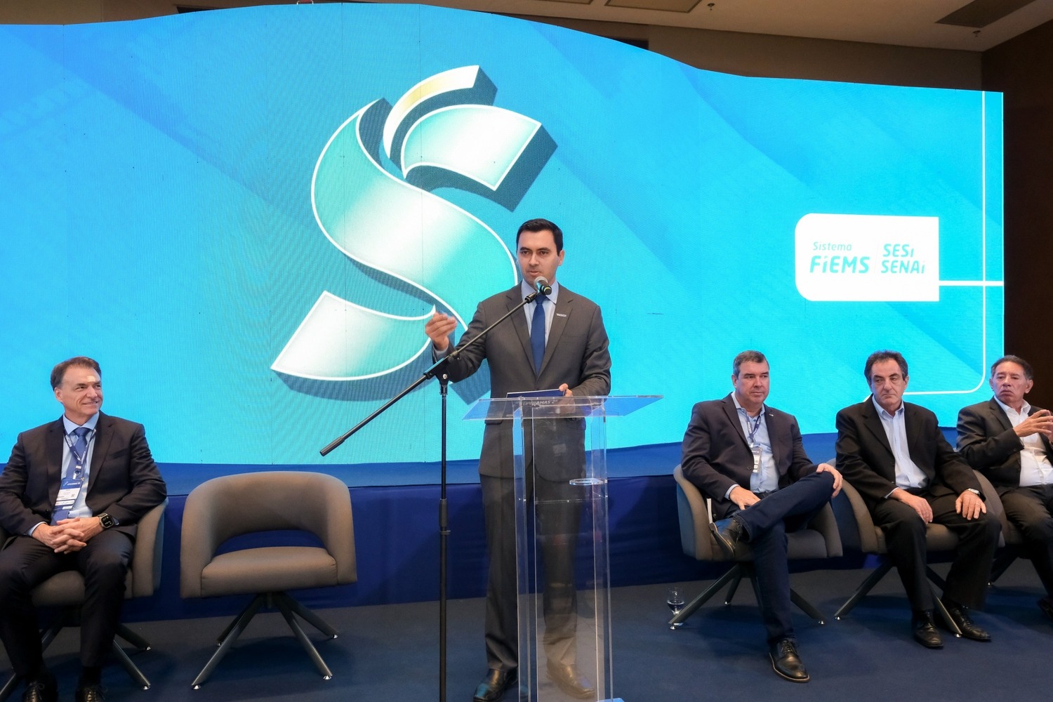 O presidente da AMAS  Associação Sul-Mato-Grossense de Supermercados, Denyson Prado