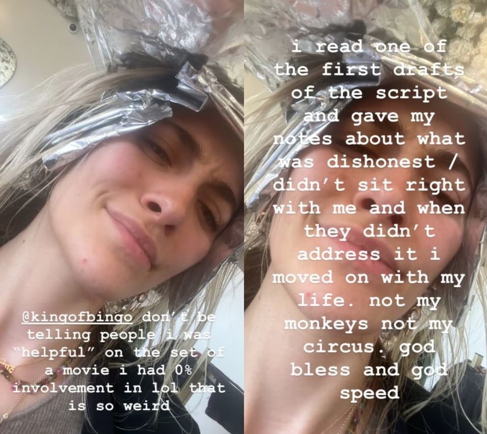 A modelo Paris Jackson, filha do cantor Michael Jackson, desmente seu envolvimento com a produção do longa 'Michael' Foto: @parisjackson via Instagram