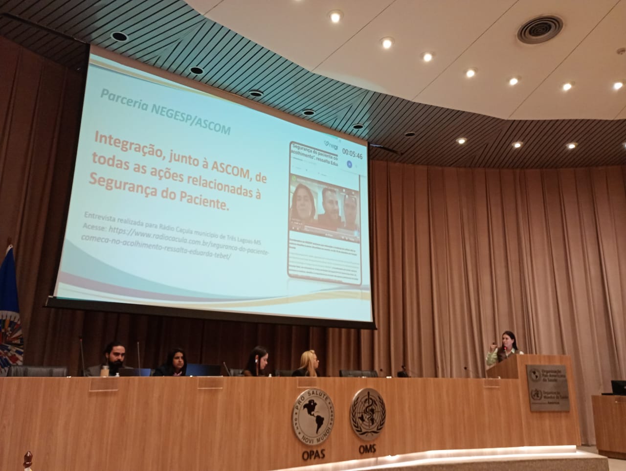 Apresentação destacou criação de comitê e projetos voltados à redução da mortalidade materno-infantil