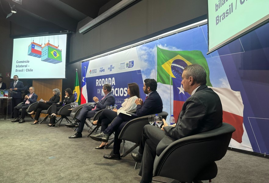 Rodada de Negócios BrasilChile reúne lideranças políticas, empresariais e diplomáticas para fortalecer a integração econômica sul-americana em torno da Rota Bioceânica