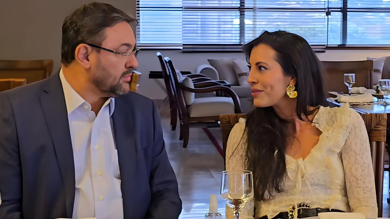 Sérgio Longen, presidente da Fiems, em reunião com Tatiana Monteiro de Barros, fundadora da União BR, em Campo Grande.
