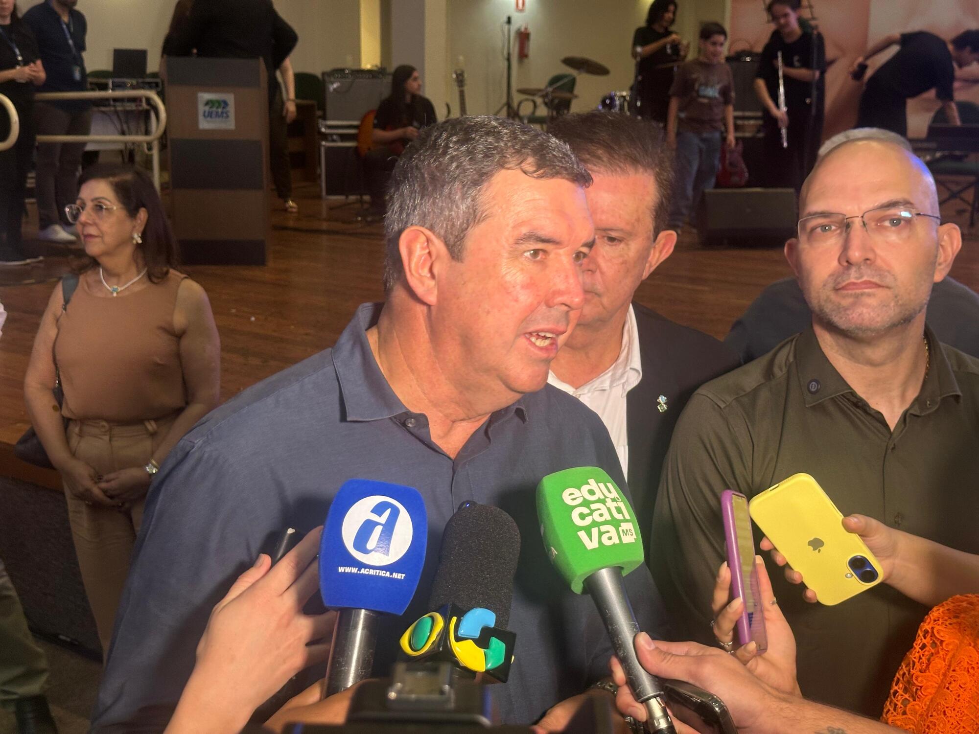 O Governador de Mato Grosso do Sul, Eduardo Riedel.