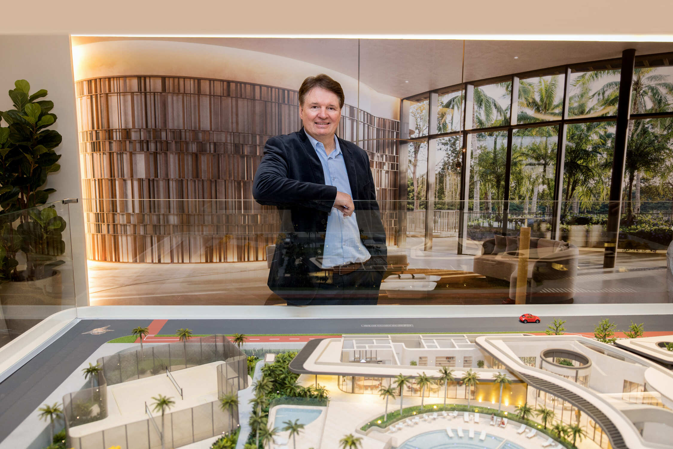 Diretor corporativo da Plaenge, Édison Holzmann, destaca a importância dos investimentos privados na transformação urbana da Chácara dos Poderes.