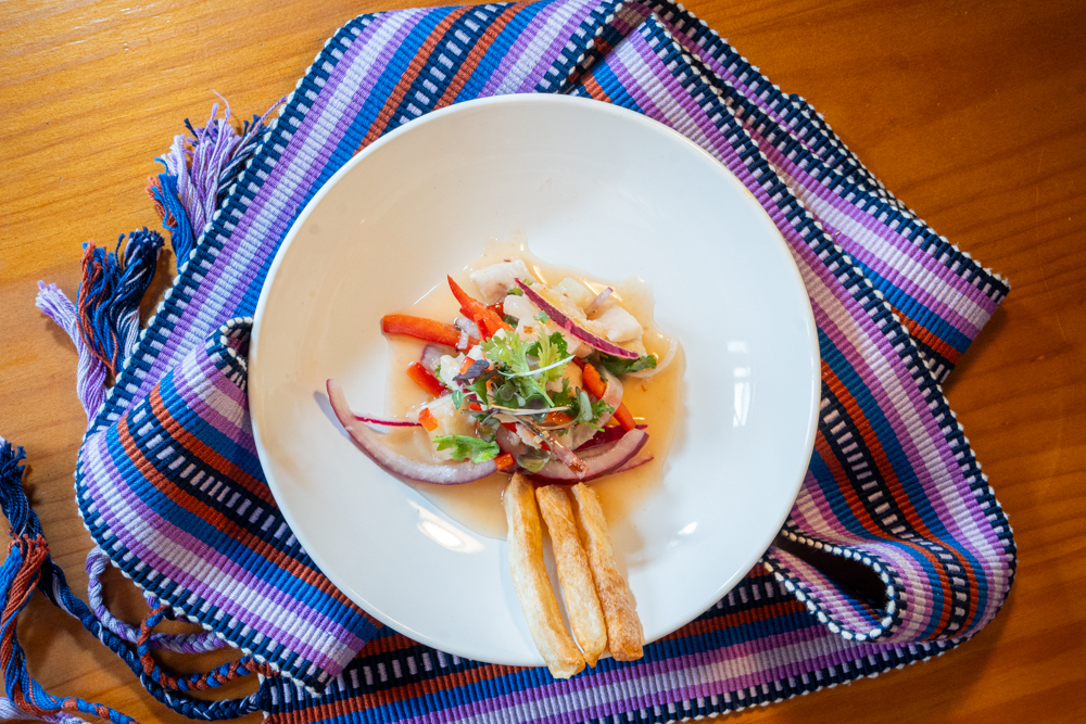 Pratos com elementos pantaneiros que serão apresentados pelo chef em eventos internaconais (Foto: André Spilborghs)