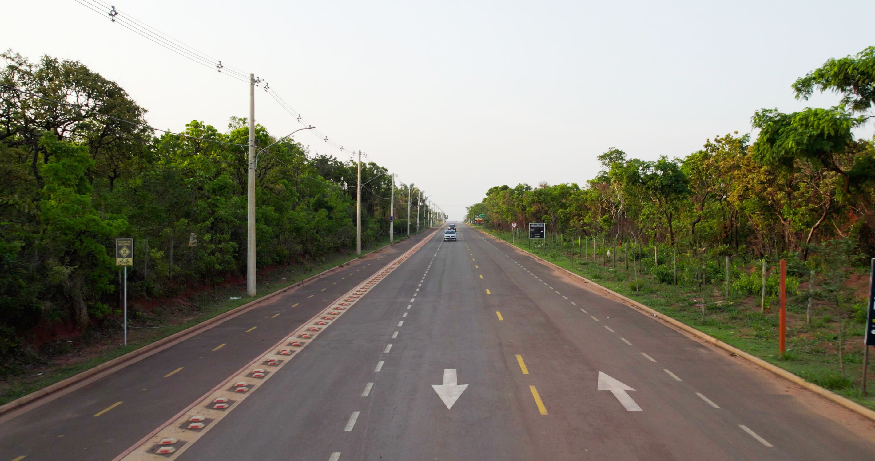 Avenida Desembargador Leão Neto do Carmo, principal acesso à Chácara dos Poderes, que receberá o novo viaduto da BR-163 em novembro.