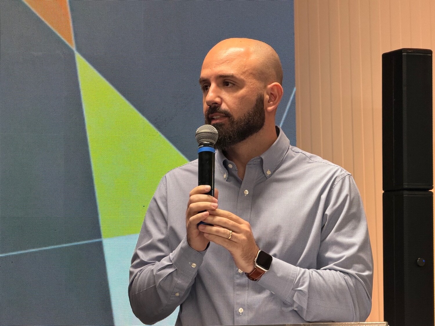 Artur Henrique Leite Falcette, secretário-executivo de Meio Ambiente da Semadesc, representou o governador Eduardo Riedel e falou em nome do Governo do Estado durante o evento.