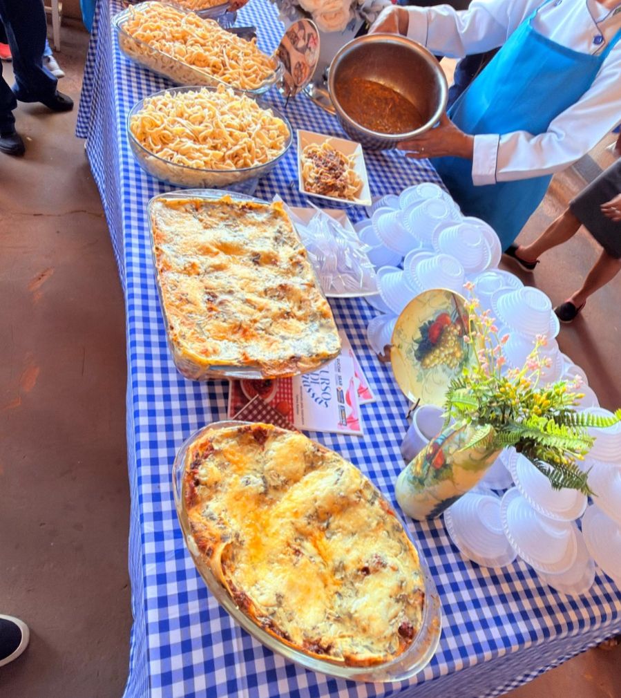 Algumas das massas preparadas durante