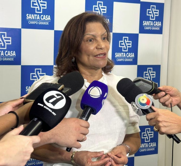 A Presidente da Santa Casa, Alir Terra Lima