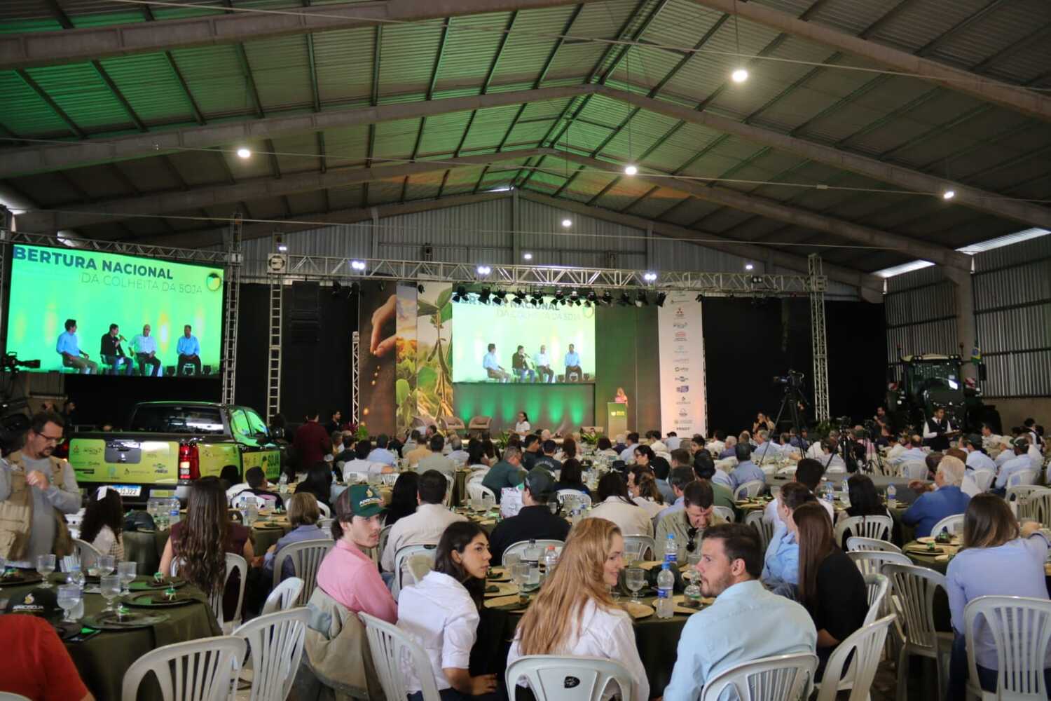 Abertura Nacional do Plantio de Soja, promovida pelo Projeto Soja Brasil  iniciativa da Aprosoja Brasil e do Canal Rural
