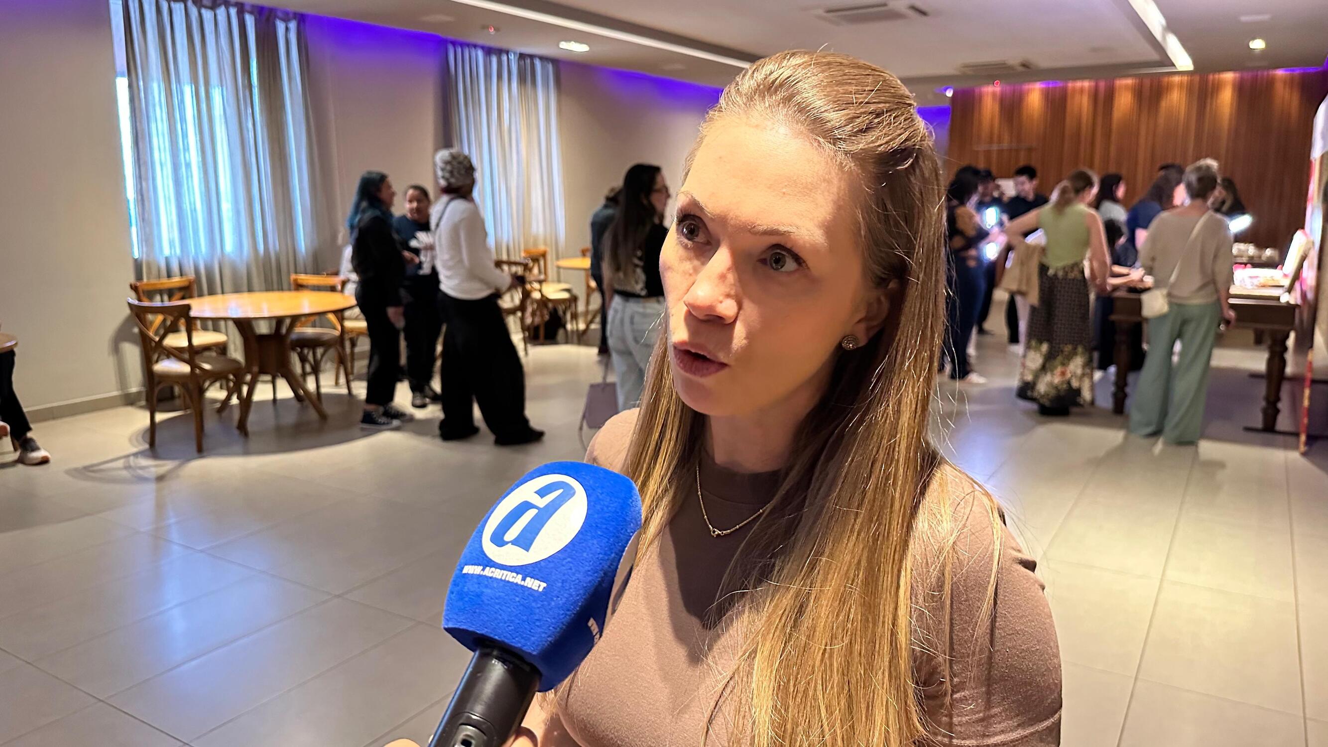 Karla Longo, responsavel pela pizzaria Pizza do Bigode (Foto: Douglas Vieira)