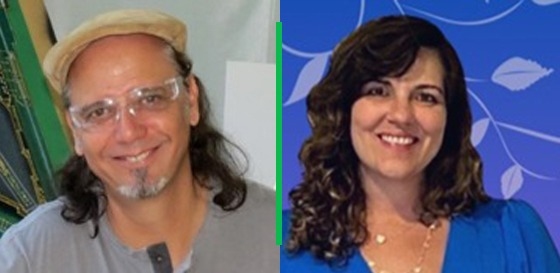 Walter Lambert e Luciana Rondon, integrantes da Confraria Sociartista