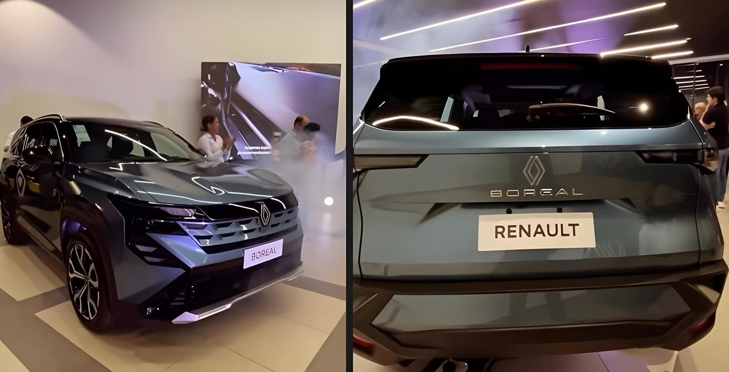 Detalhes do lançamento conjunto ótico frontal com luzes em LED e traseira com assinatura visual horizontal.