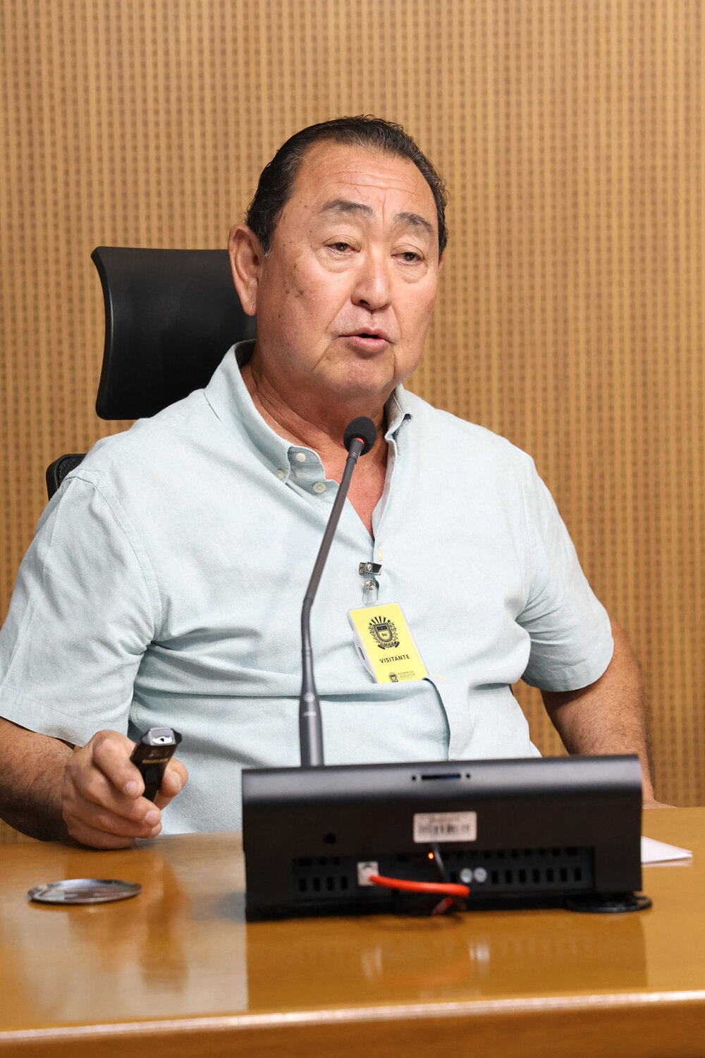 Wilson Igi apresentou a minuta do projeto de lei.