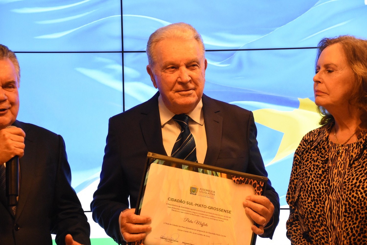 Pedro Muffato recebe o título de Cidadão SulMatoGrossense