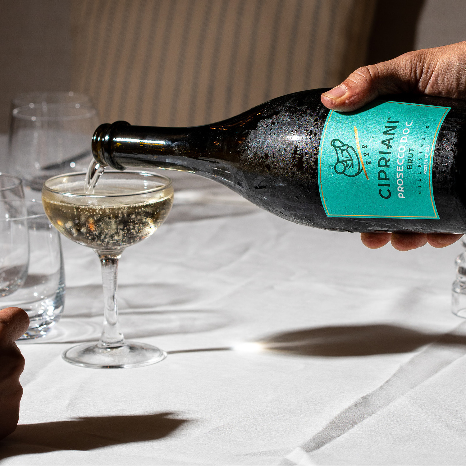 Saxs apresentou seu portfólio de bebidas, com destaque para o Prosecco Cipriani 