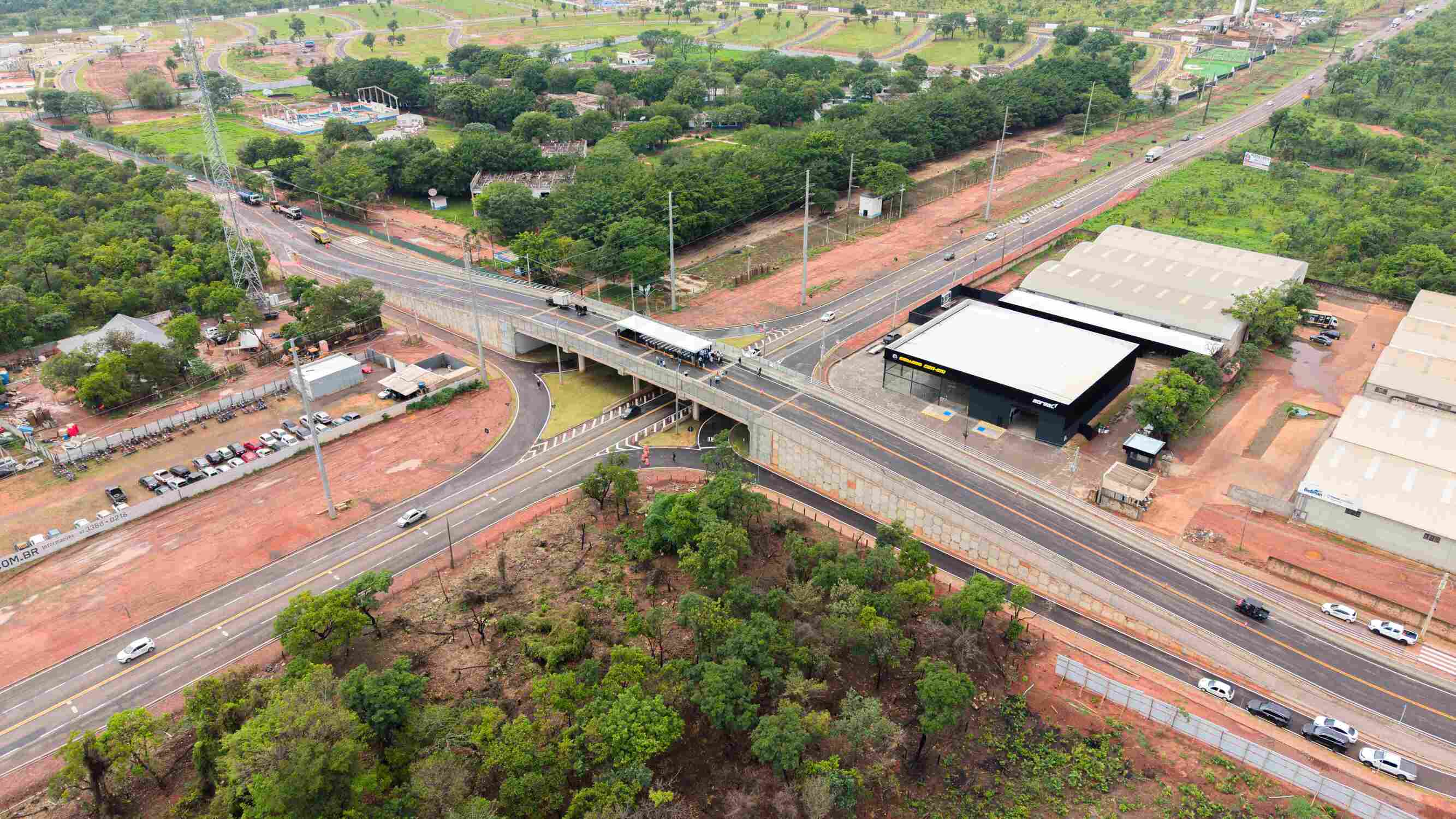 Nova ligação viária no macroanel de Campo Grande-MS melhora o fluxo entre bairros e reduz pontos críticos de tráfego